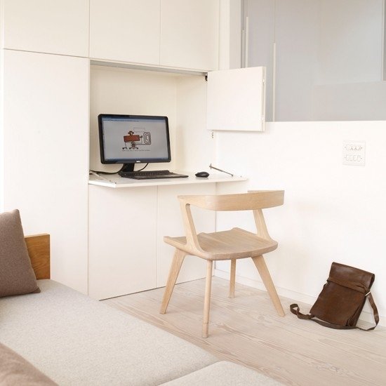 A Living Ideas Home Office sabe como mobiliar quartos pequenos de uma forma moderna e minimalista