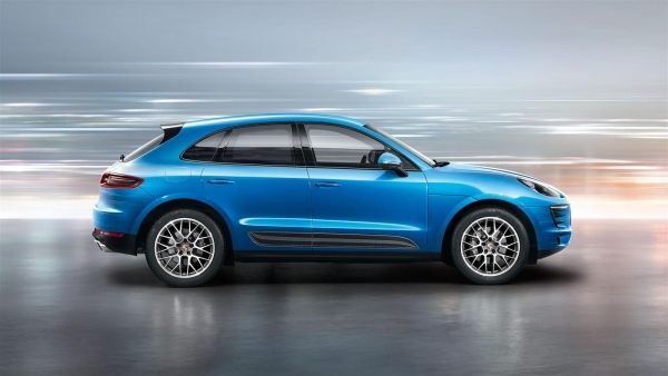 porsche macan s side view compacto suv