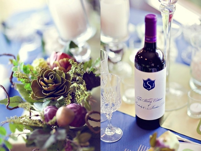 vinho-garrafa-flores-buquê-roxo-decoração