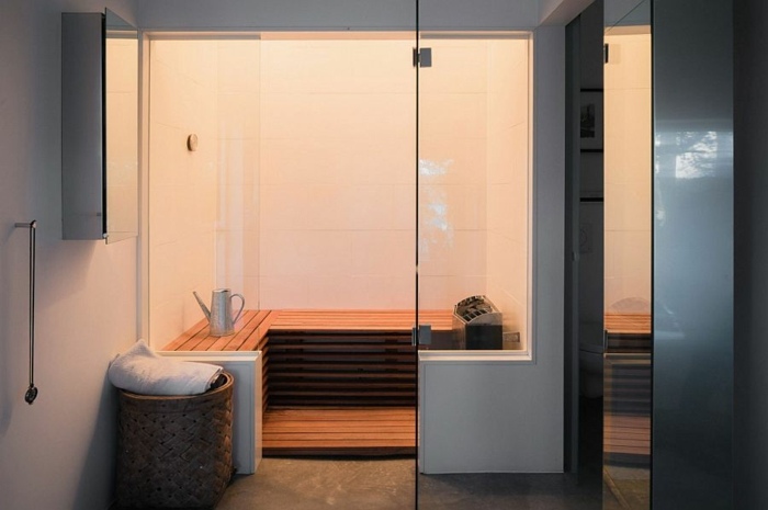 sauna design casa suécia luxo moderno relaxamento