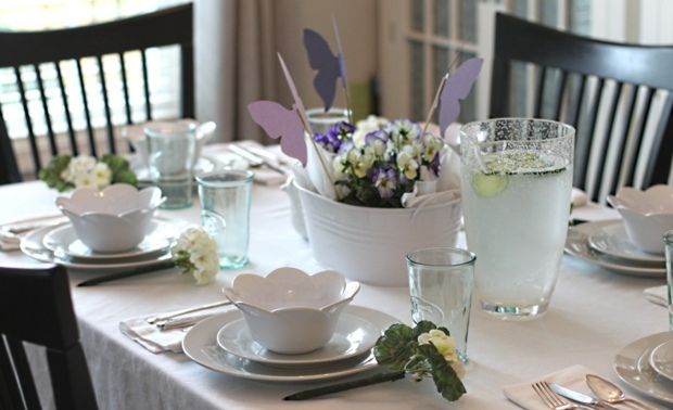 Vaso de flores mesa de decoração de primavera em cerâmica