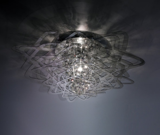 iluminação de designer italiano por slamp aurora