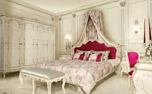 classic-bedroom-decor-pink-headboard