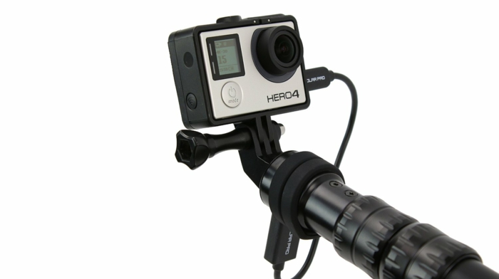 go pro extensão bateria câmera anexo alumínio