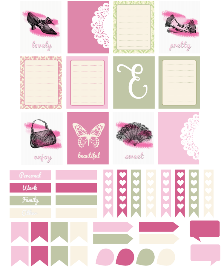 filofax-decorating-women-pink-pink-bookmark-notes