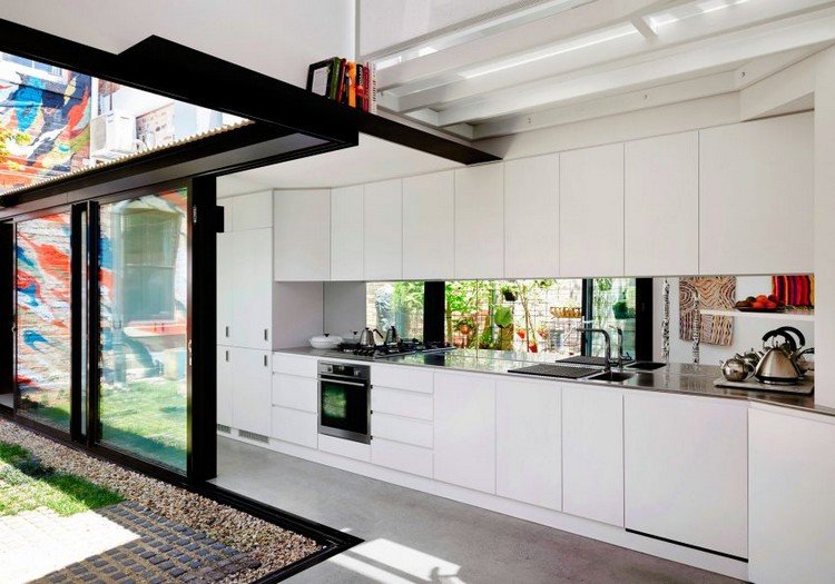 house-extension-kitchen-white-handleless-mirror-mirror-tiled-mirror