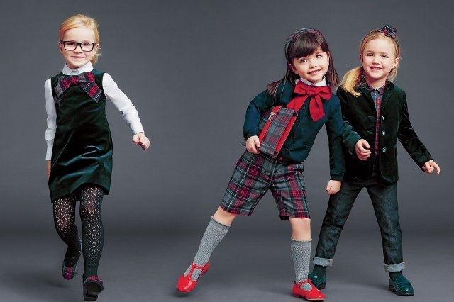 Haute Couture girls-fashion-for-school-children-girls-2014-dolce-and-gabbana-coleção de inverno