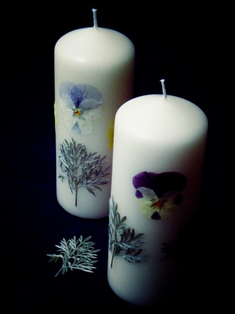 herbário-criar-velas-decorar-folhas-amores-perfeitos