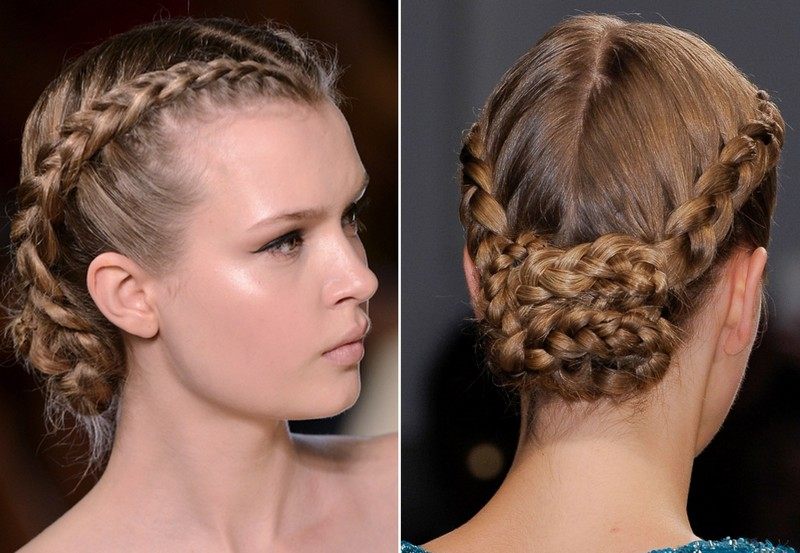 Updo-instruções-francês-trança-elegante-elegante