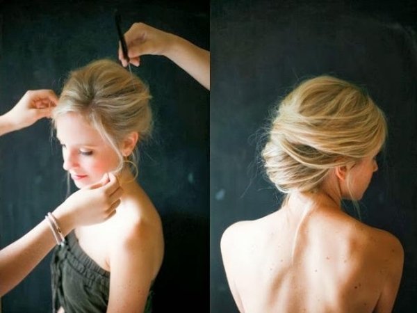 Penteados updo-cabelo-torcido-banana-casamento-penteado-ideias-faça você mesmo