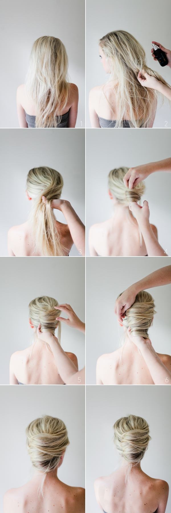 DIY-casual-updo-french-twist-hair-banana-pictures-tutorial