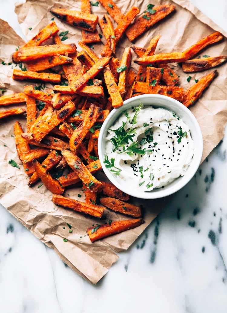 cenouras receitas abertas batata doce molho de amêndoa quark com baixo teor de gordura