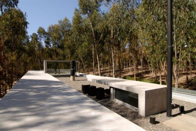 casa de telhado plano floresta chile telhado gubbins arquitectos