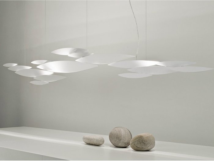 modular-halogen-lights-pendant-lights-LUCCI-ARGENTATI-sala de jantar- TERZANI