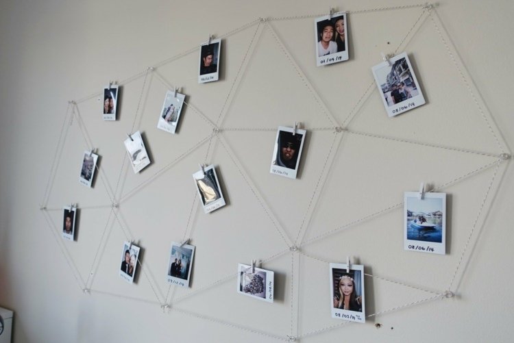 polaroid-photos-decoration-geometric-pattern-net-yarn-diy