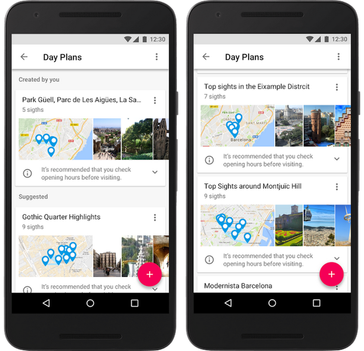 App de planejamento de viagens Google Trips Tips