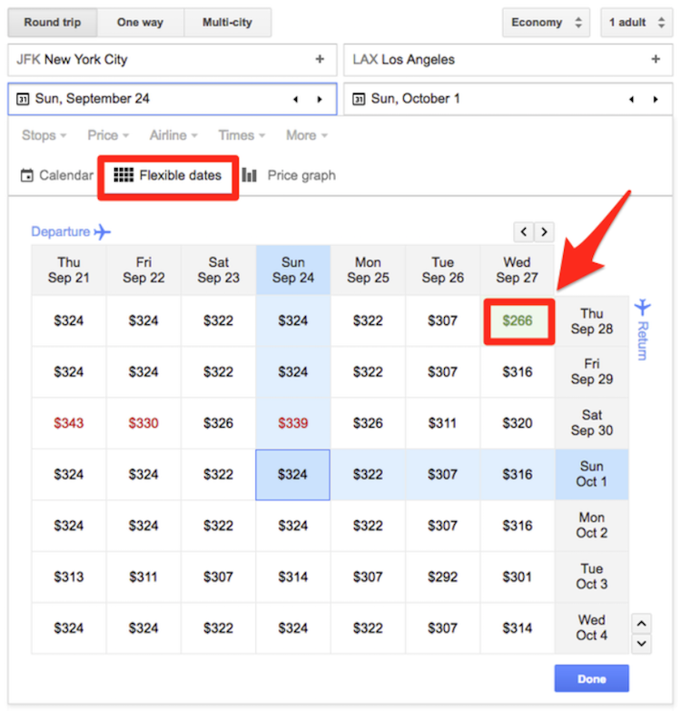 Reserve voos baratos ajuste datas