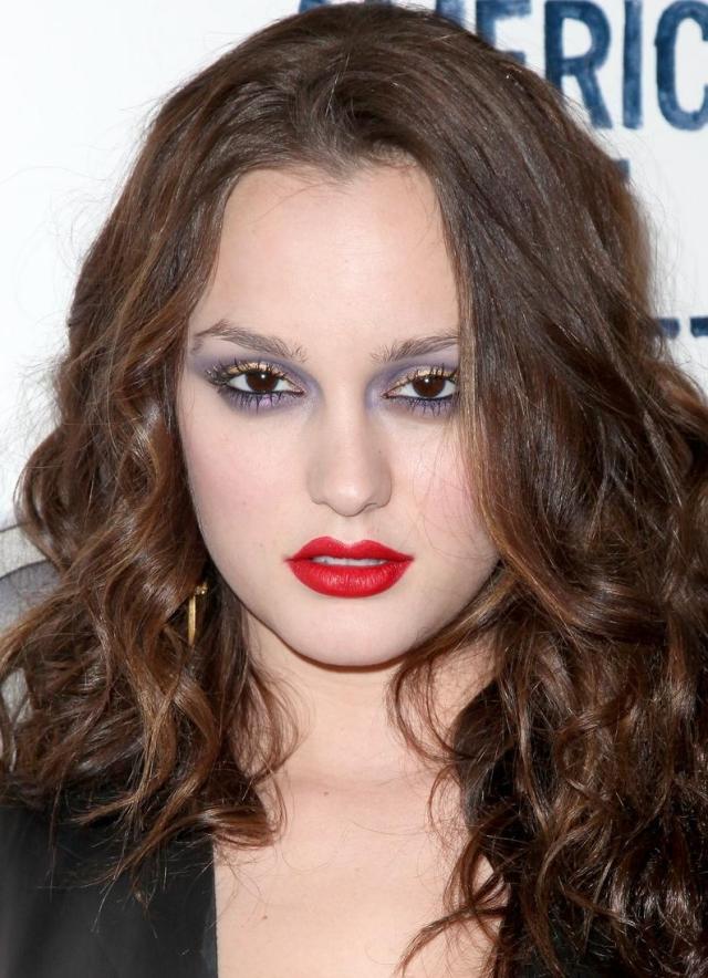 leighton meester make-up evite erros olhos lábios