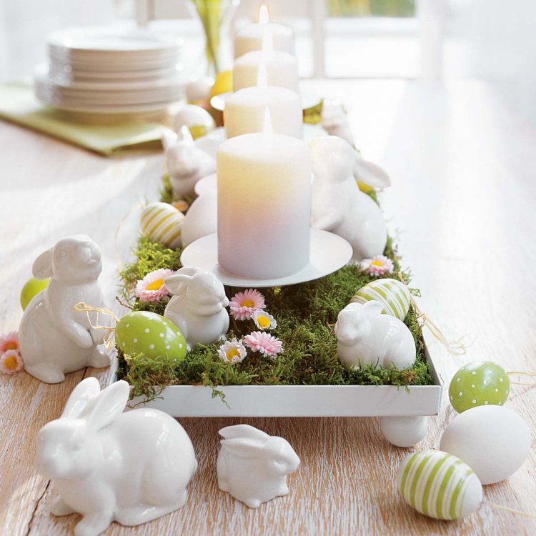 easter-decoration-ideas-spring-table-decoration-porcelana-coelho-branco-musgo-velas