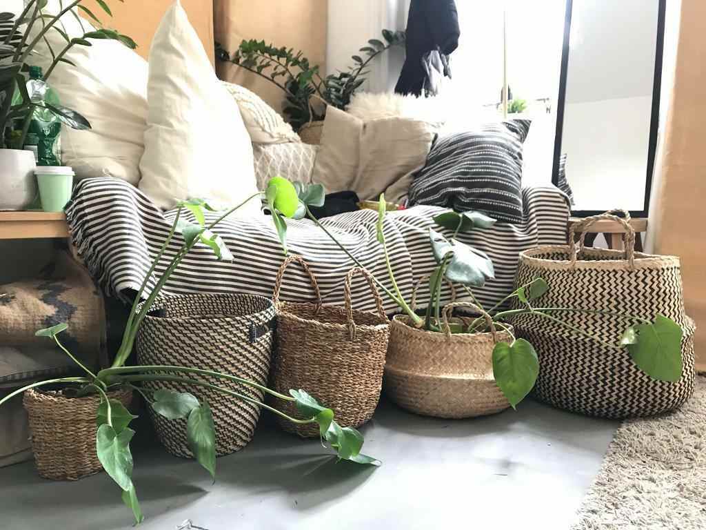 Plantar uma cesta de vime instruções simples acessórios para casa tendências para casa 2019