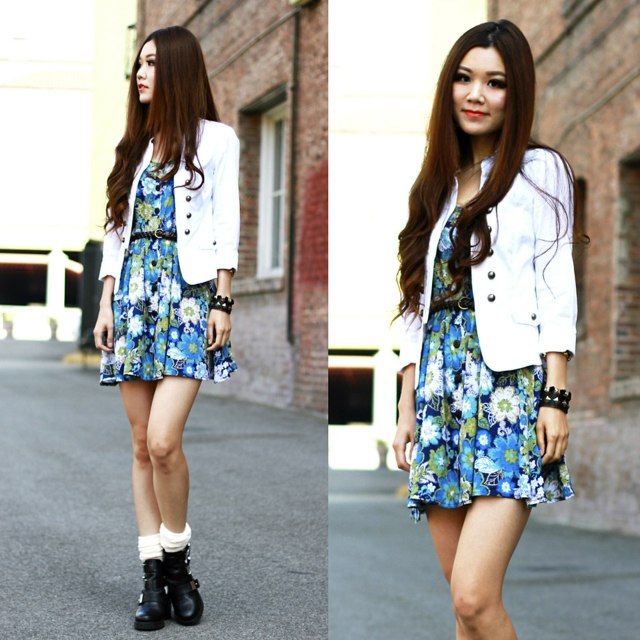 short-dress-with-floral-pattern-black-shoes